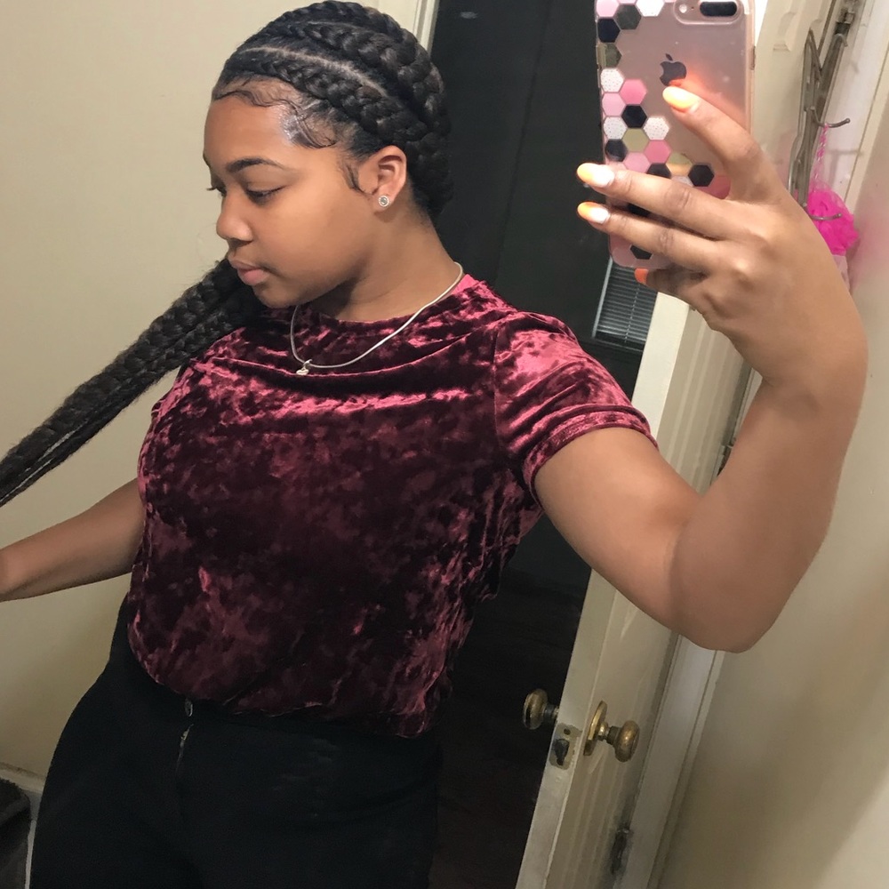 Velvet top